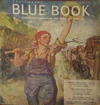 Bluebook September 1943 Magazine Back Copies Magizines Mags