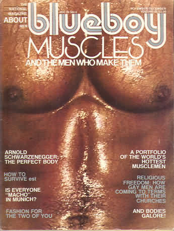 Blueboy # 9, November/December 1976 magazine back issue Blueboy magizine back copy Blueboy # 9, November/December 1976 Gay Mens Magazine Back Issue Publishing Photos of Naked Men. Arnold Schwarzenegger: The Perfect Body.