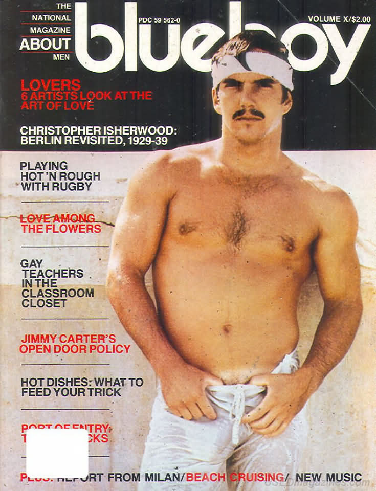 Blueboy # 10, February/March 1977 magazine back issue Blueboy magizine back copy Blueboy # 10, February/March 1977 Gay Mens Magazine Back Issue Publishing Photos of Naked Men. Playing Hot N Rough With Rugby.