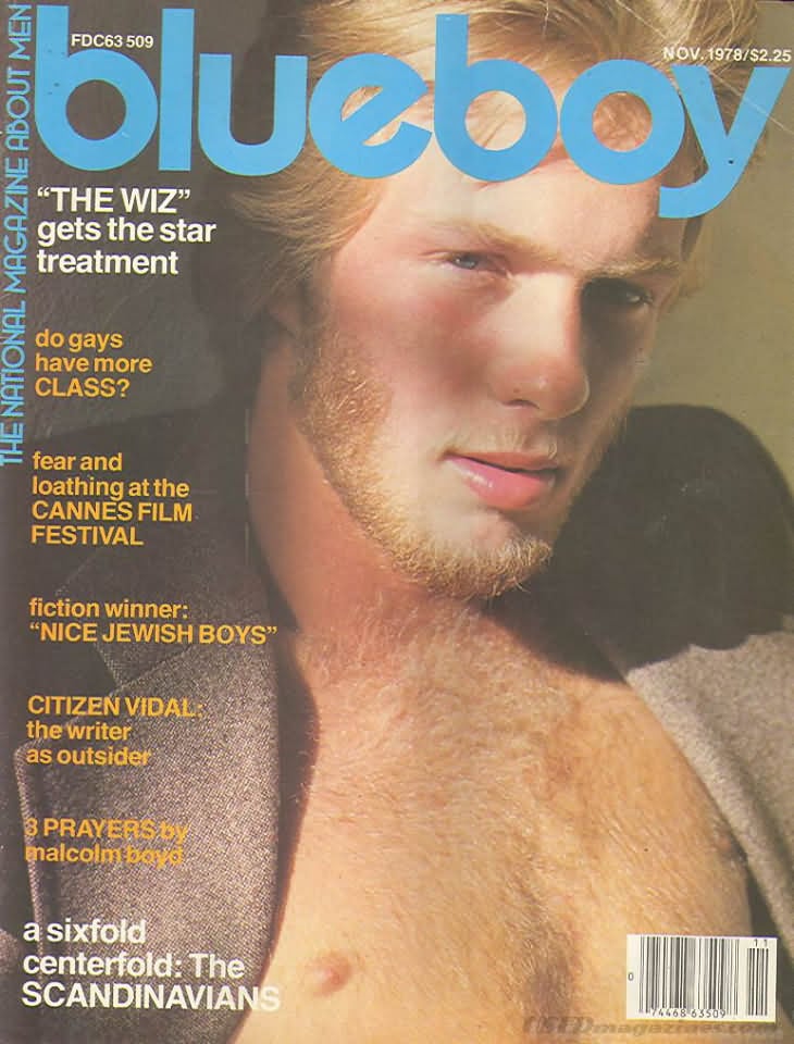 Blueboy November 1978 magazine back issue Blueboy magizine back copy Blueboy November 1978 Gay Mens Magazine Back Issue Publishing Photos of Naked Men. The Wiz Gets The Star Treatment.