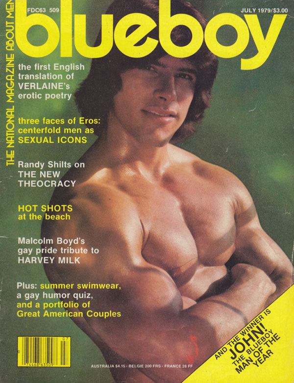 Blueboy July 1979 magazine back issue Blueboy magizine back copy blueboy magazine back issues 1979 hot horny nude dudes explicit cock shots tight asses ripped guys hot