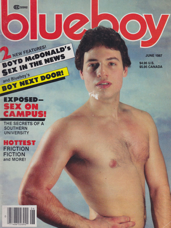 Blueboy June 1987 magazine back issue Blueboy magizine back copy blueboy magazine 1987 back issues boys next door hot studs exposed hottest friction fiction cock pic