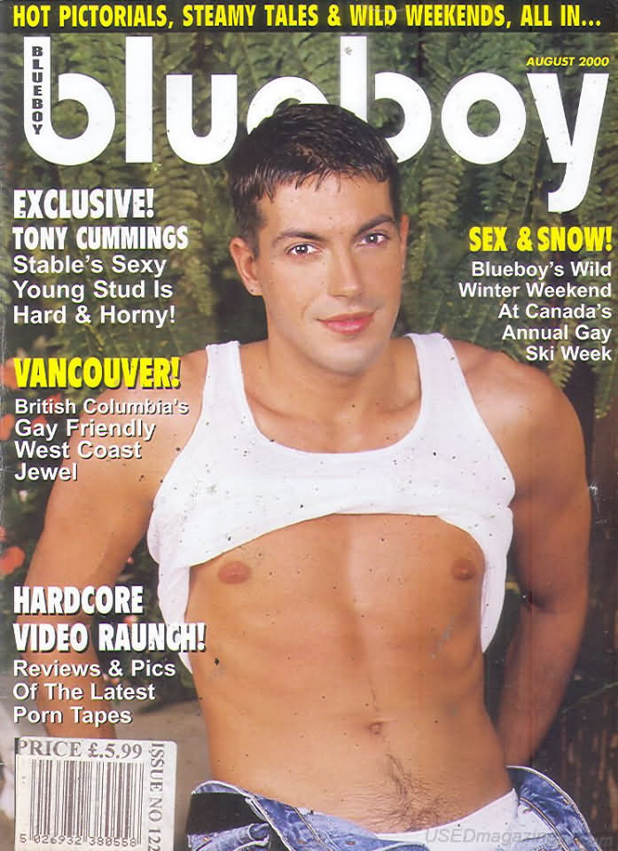 Blueboy August 2000 magazine back issue Blueboy magizine back copy Blueboy August 2000 Gay Mens Magazine Back Issue Publishing Photos of Naked Men. Exclusive! Tony Cummings Stable's Sexy Young Stud Is Hard & Horny!.