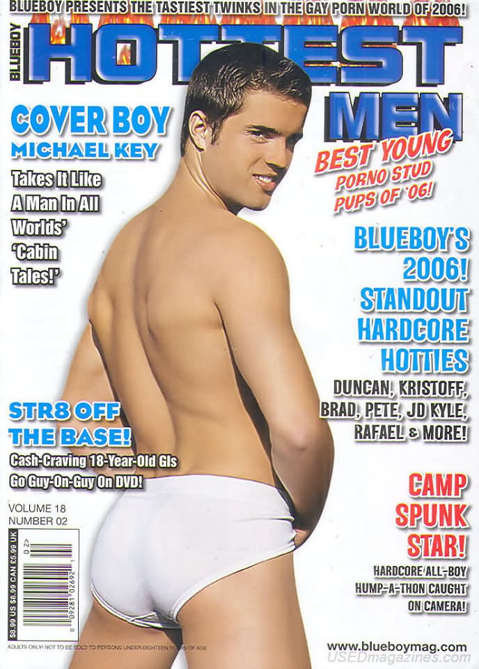 Blueboy February 2007 magazine back issue Blueboy magizine back copy Blueboy February 2007 Gay Mens Magazine Back Issue Publishing Photos of Naked Men. Cover Boy Michael Key Takes It Like A Man In All Worlds Cabin Tales!.