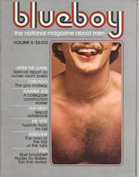 Blueboy February 1975 magazine back issue cover image