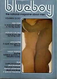 Blueboy March 1975 magazine back issue cover image
