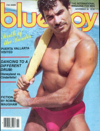 Blueboy November 1982 magazine back issue cover image