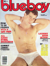 Blueboy May 1986 magazine back issue cover image