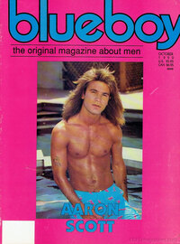 Blueboy October 1990 magazine back issue cover image