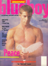 Blueboy February 1992 magazine back issue cover image