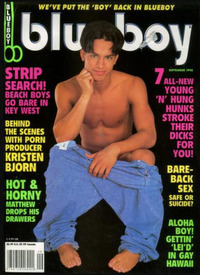 Blueboy September 1998 magazine back issue cover image