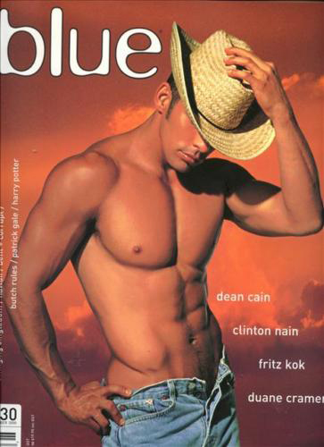 Blue (Gay) # 30 magazine back issue Blue (Gay) magizine back copy 
