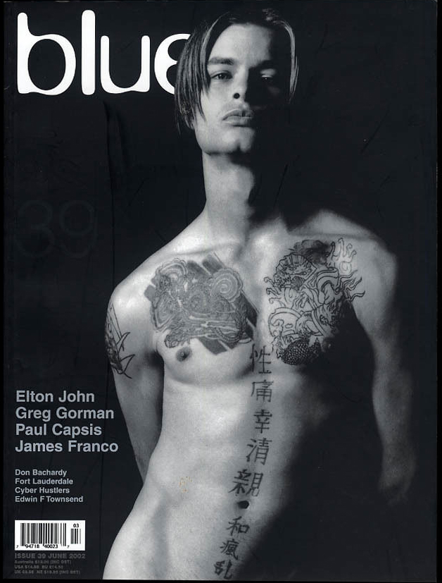 Blue (Gay) # 39 magazine back issue Blue (Gay) magizine back copy 