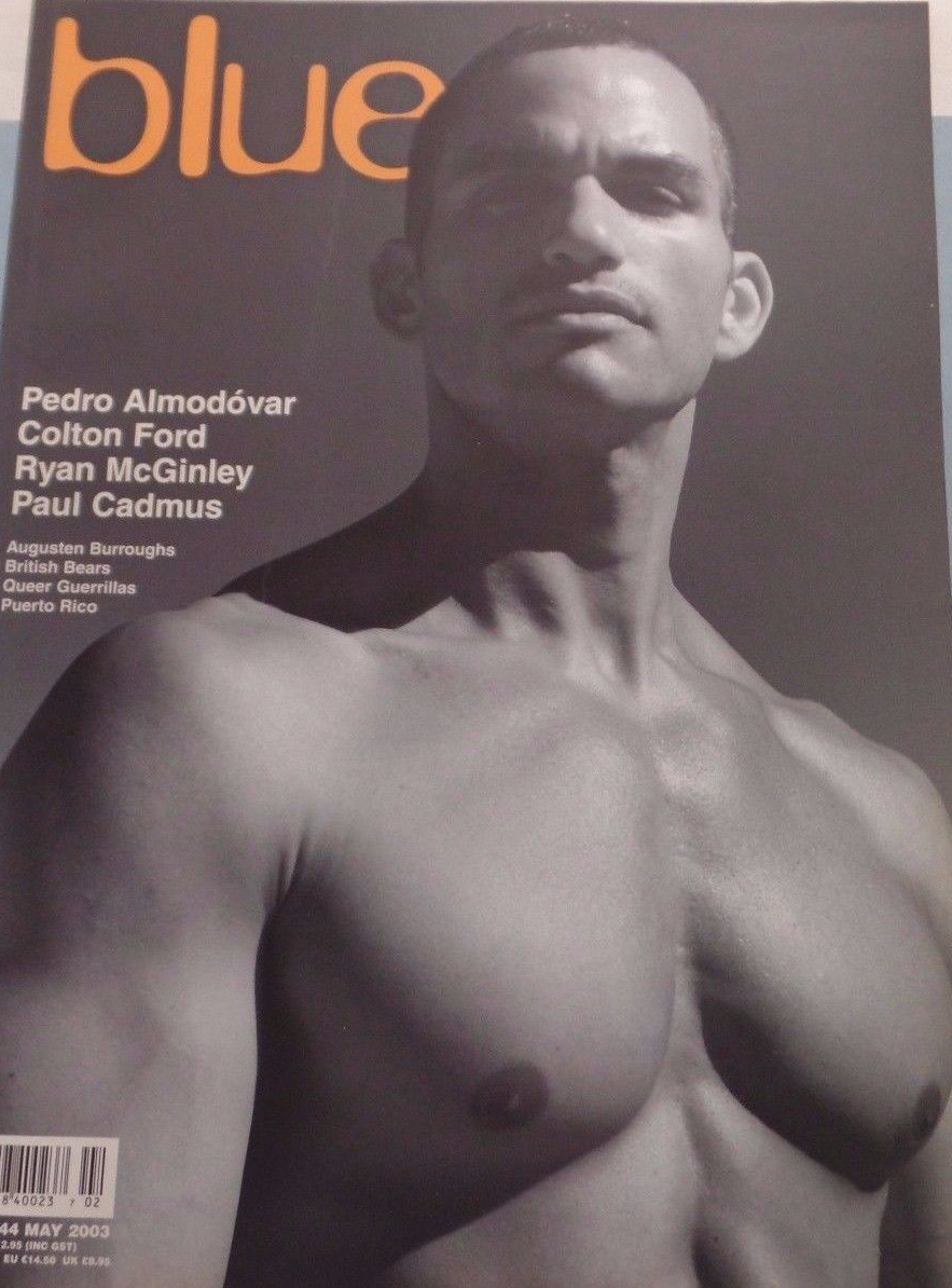 Blue (Gay) # 44 magazine back issue Blue (Gay) magizine back copy 