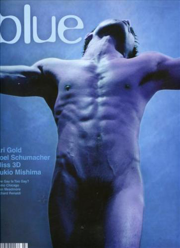 Blue (Gay) # 45 magazine back issue Blue (Gay) magizine back copy 
