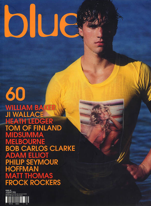 Blue (Gay) # 60 magazine back issue Blue (Gay) magizine back copy 