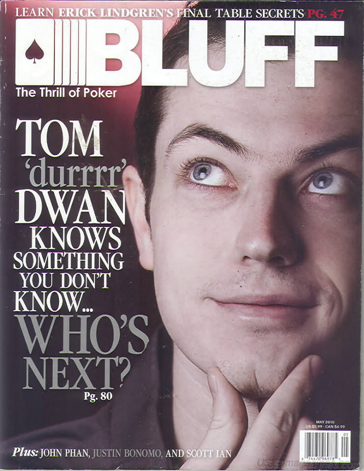 Bluff May 2010 magazine back issue Bluff magizine back copy 