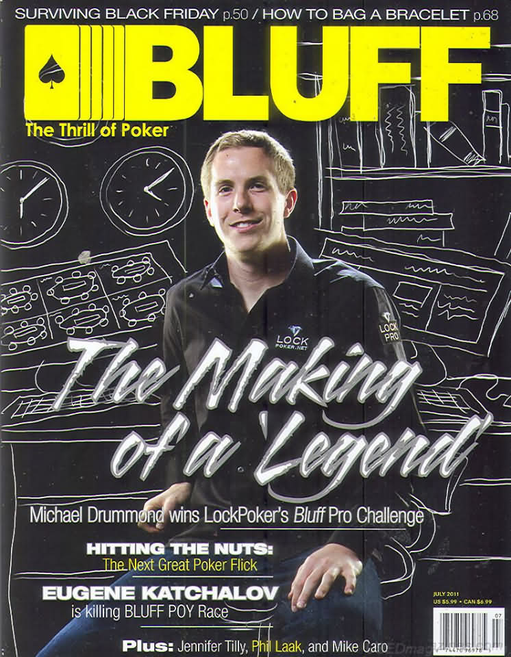 Bluff July 2011 magazine back issue Bluff magizine back copy 