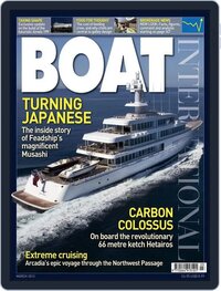 Boat International March 2012 magazine back issue cover image