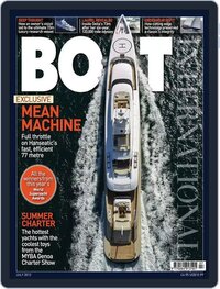 Boat International July 2012 magazine back issue cover image