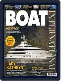 Boat International November 2012 magazine back issue cover image