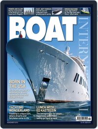 Boat International November 2013 magazine back issue cover image