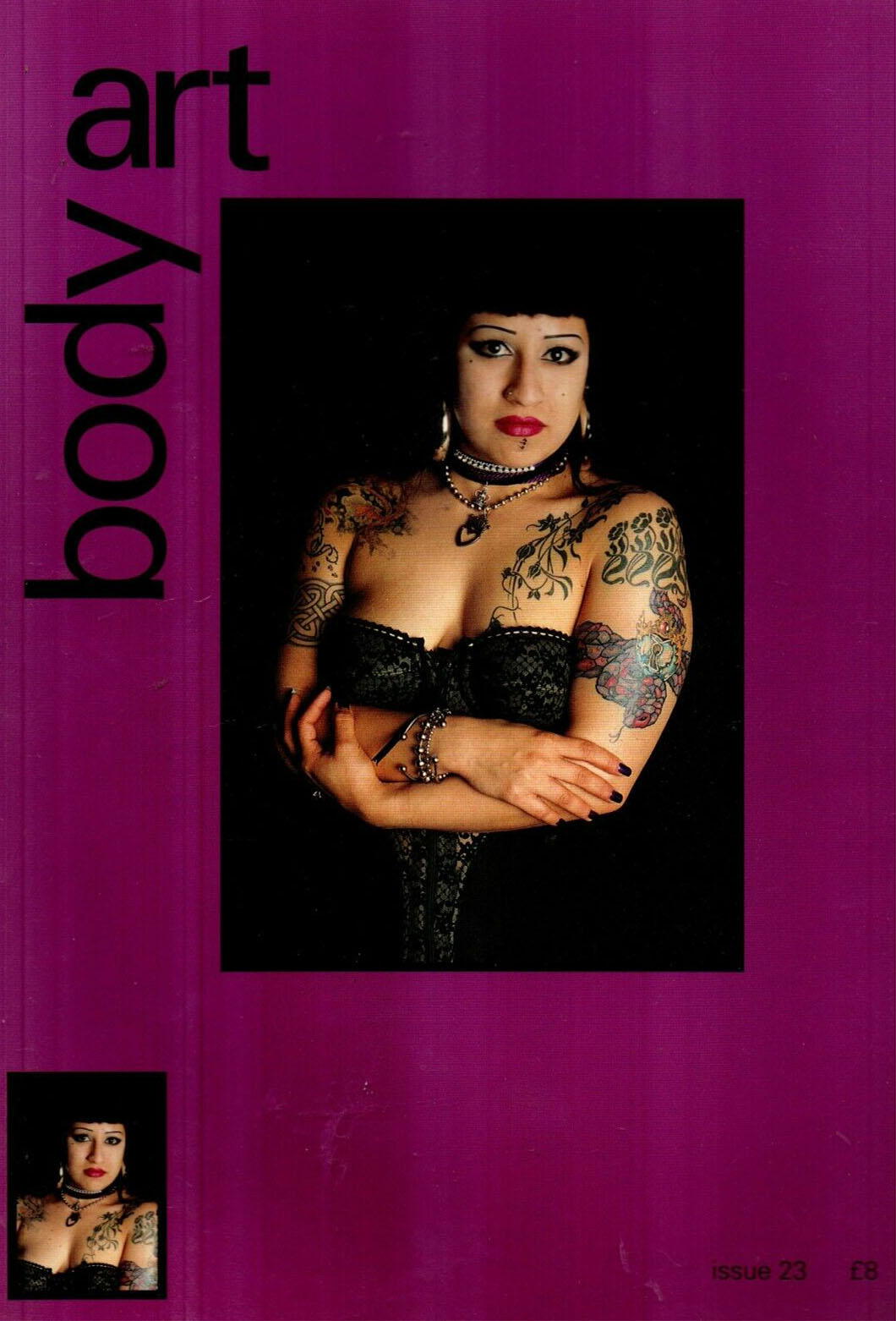 Body Art # 23 magazine back issue Body Art magizine back copy 
