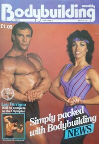 Lou Ferrigno magazine cover appearance Bodybuilding Monthly July 1984