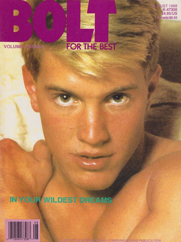 Bolt August 1988 magazine back issue Bolt magizine back copy bolt magazine 1988 back issues hottest nude men explicit gay xxx pics horny fiction naughty dudes nu