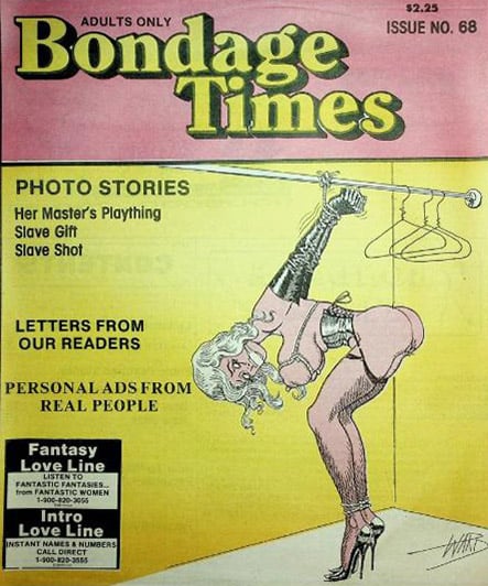 Bondage Times # 68 magazine back issue Bondage Times magizine back copy 