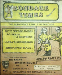 Bondage Times # 13 magazine back issue