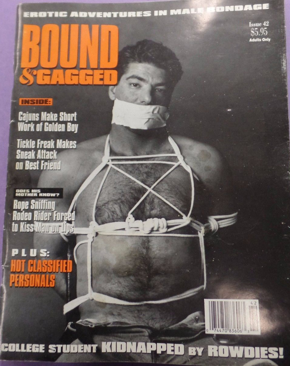 Bound & Gagged # 42 magazine back issue Bound & Gagged magizine back copy 