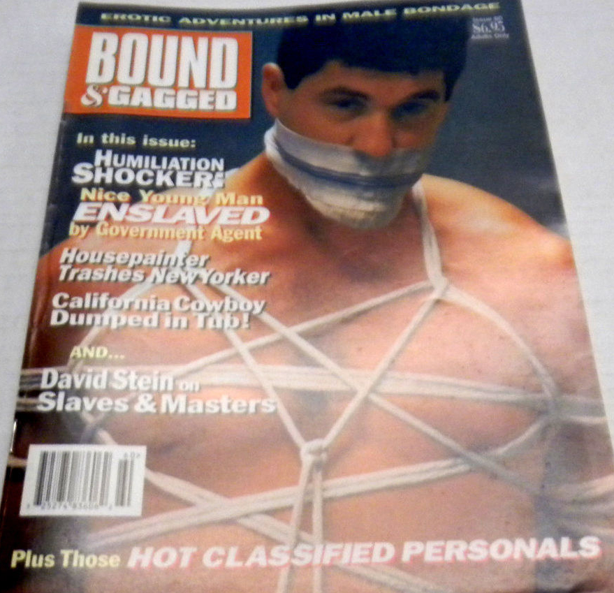 Bound & Gagged # 60 magazine back issue Bound & Gagged magizine back copy 