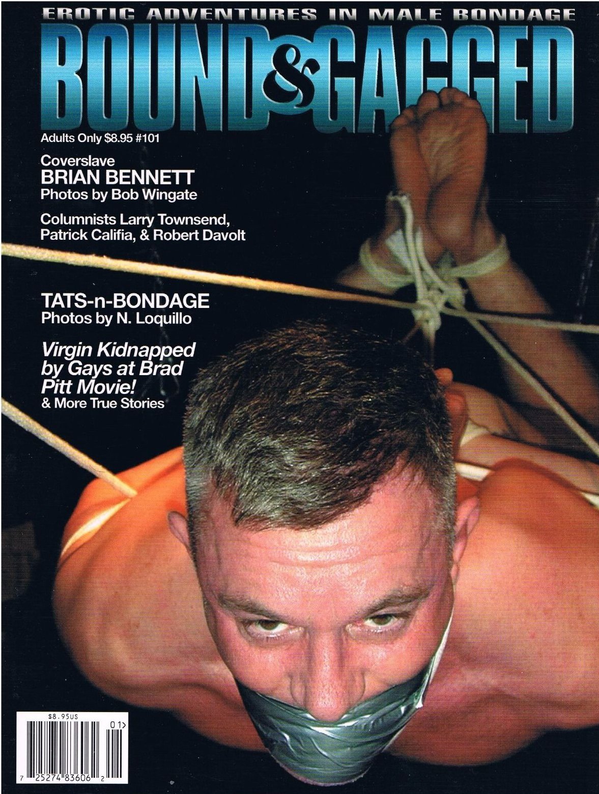 Bound & Gagged # 101 magazine back issue Bound & Gagged magizine back copy 