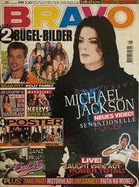 Michael Jackson magazine cover appearance Bravo June 1995