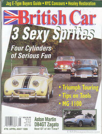 British Car April/May 1999 Magazine Back Copies Magizines Mags