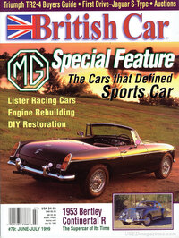 British Car June/July 1999 magazine back issue