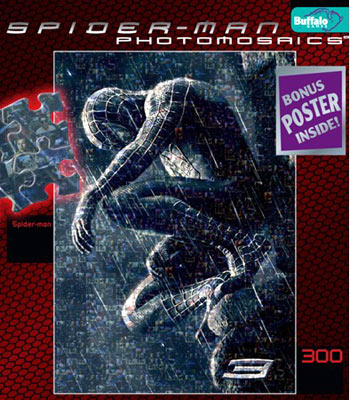 spider-man movies jigsaw puzzle by buffalo, venom black costume spiderman3blackcostume