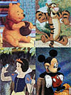 disney jigsaw puzzles, winnie the pooh, mickey mouse, snow white, tigger