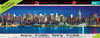 panoramic buffalo puzzles 750 pieces, breathtaking cityscapes, new york