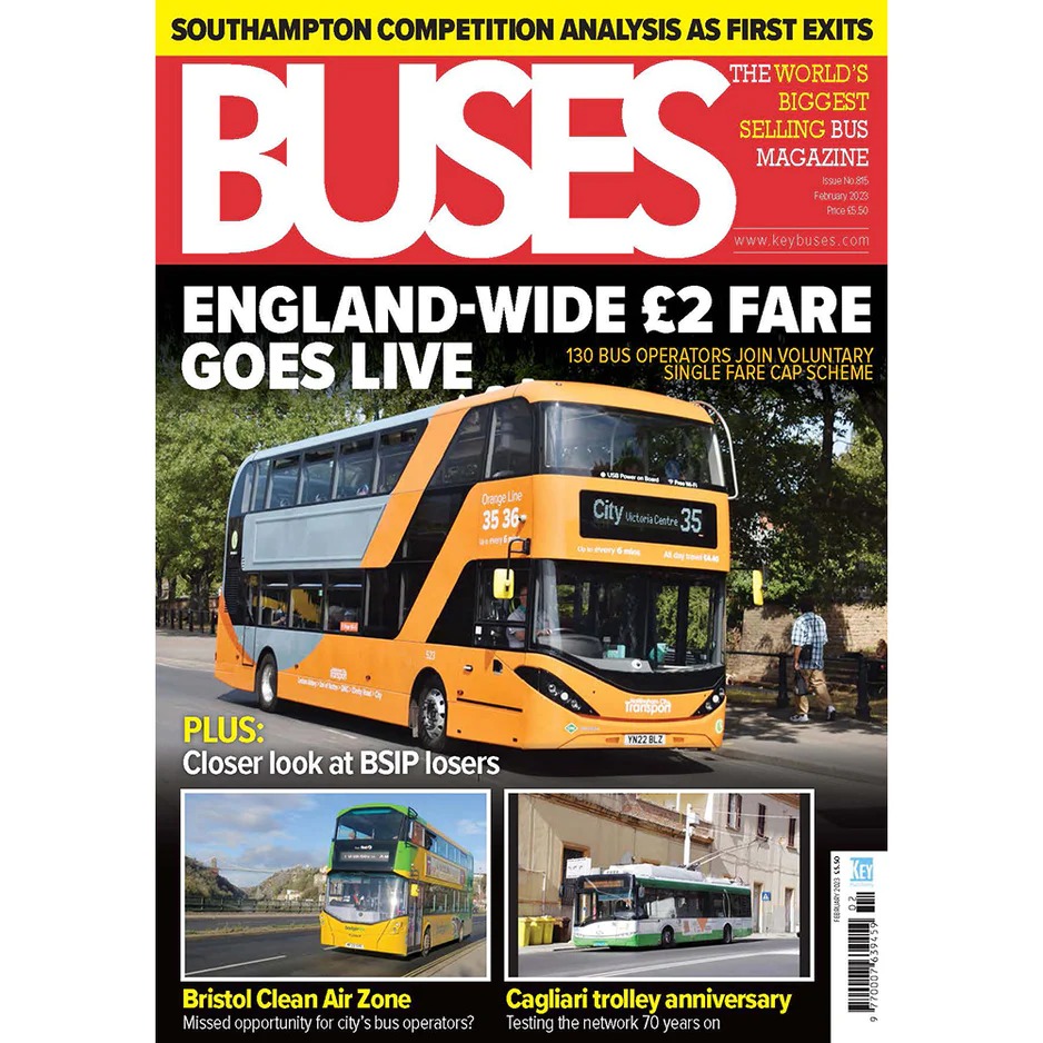 Buses # 815, February 2023, , Southampton Competition Analysis As First Exits