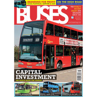 Ramona Lofton magazine cover appearance Buses # 718, January 2015