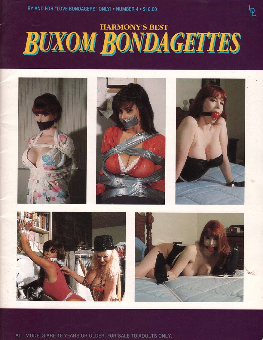 Buxom Bondagettes # 4 magazine back issue Buxom Bondagettes magizine back copy 