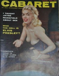 Jayne Mansfield magazine cover appearance Cabaret August 1956