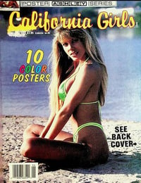 California Girls Poster June 1990 magazine back issue