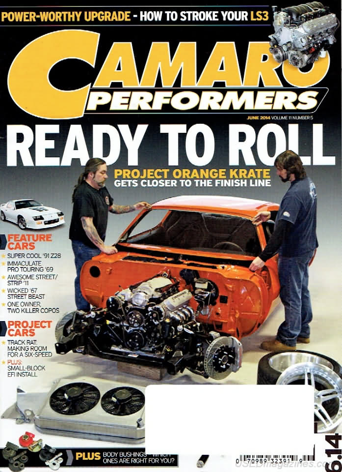 Camaro Performers June 2014 magazine back issue Camaro Performers magizine back copy 