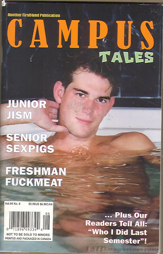 Campus Tales Vol. 4 # 8 magazine back issue Campus Tales magizine back copy 