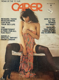 Caper December 1974 magazine back issue cover image