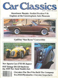 Car Classics January 1979 magazine back issue