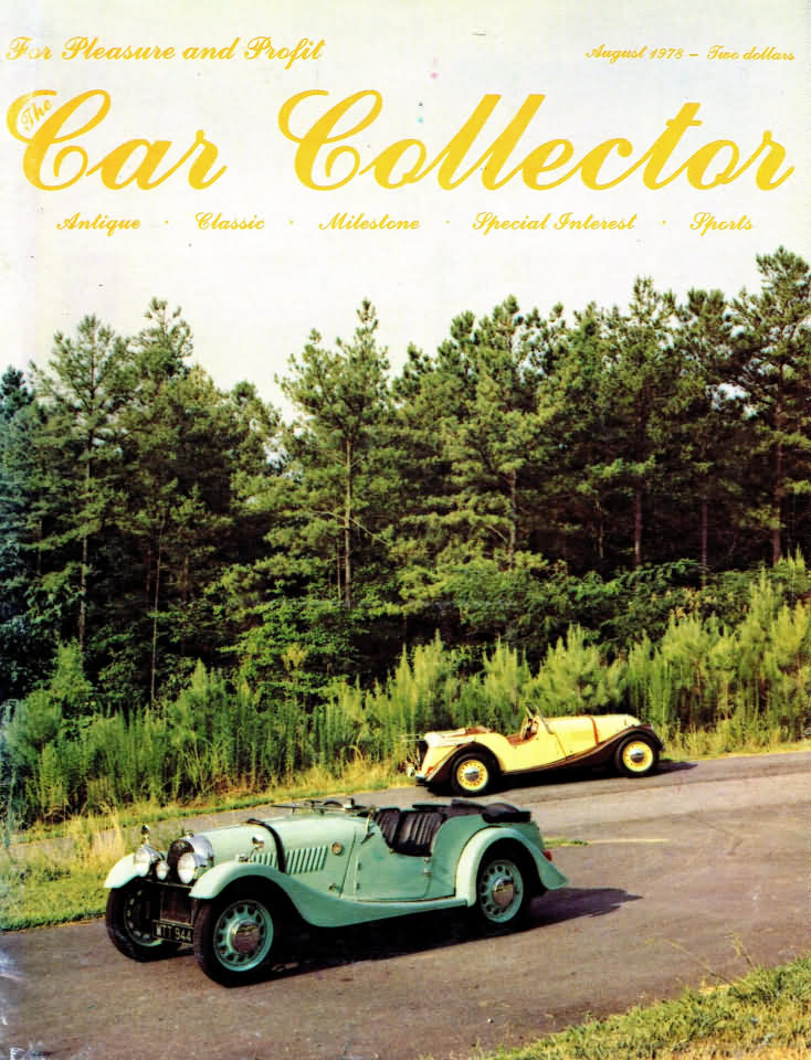Car Collector and Car Classics August 1978, , For Pleasure And Profit